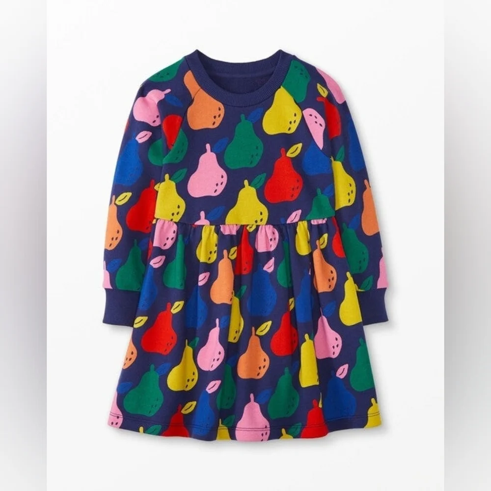 Hanna Andersson | Multicolor Pear‎ Print Dress